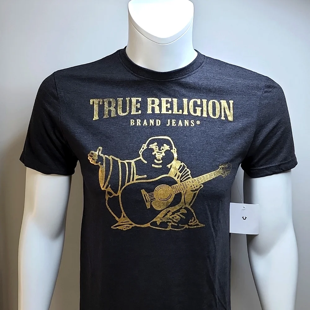 TRUE RELIGION DARK GREY (CHARCOAL) MEDIUM TSHIRT